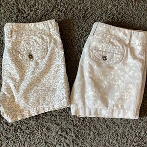 2 pairs of Ann Taylor Loft shorts size 8